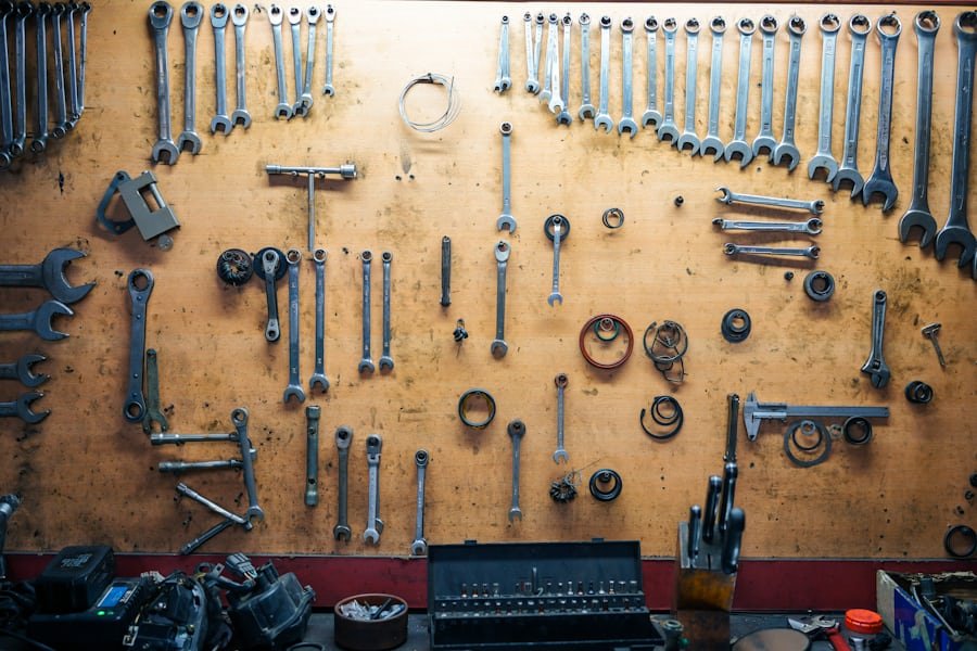 Fully equipped workshop at Maxim Motors